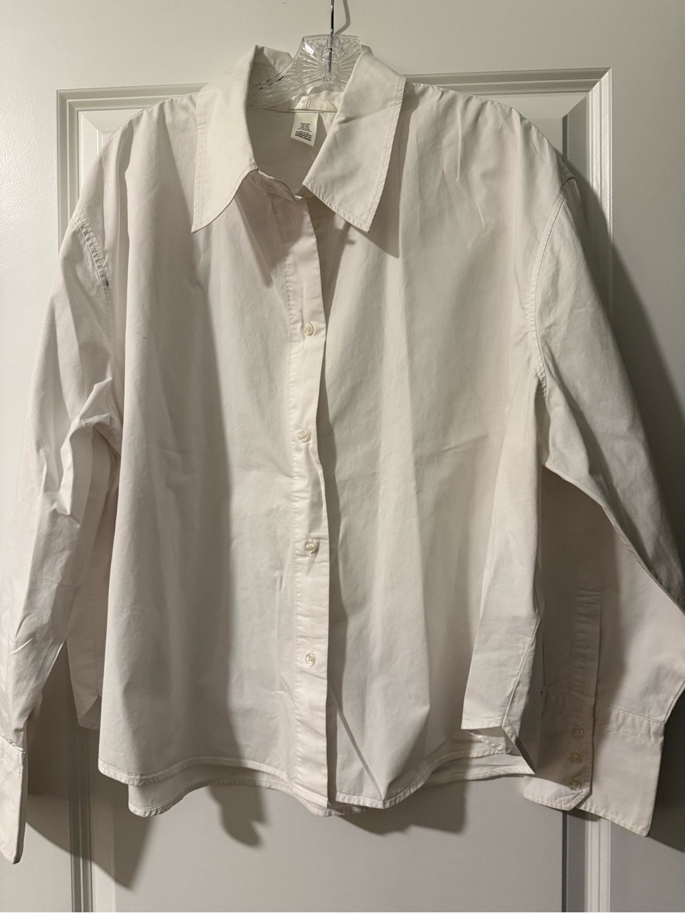 H&M Crisp White Women's Button-Down Shirt